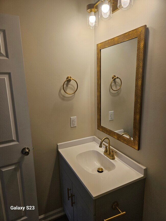 bathroom in the bedroom