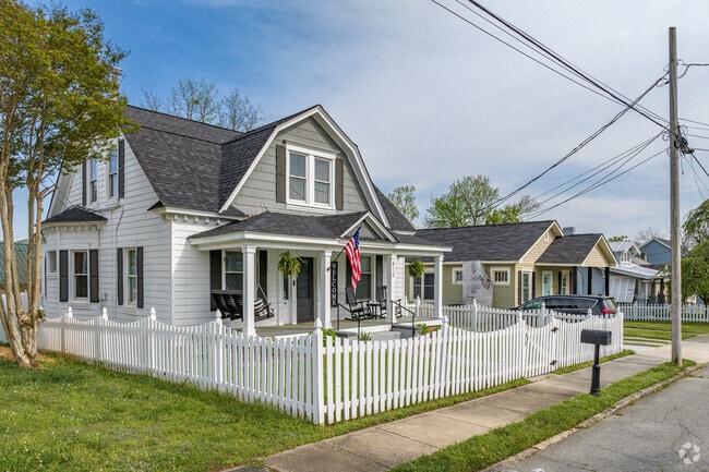 Remodeled bungalows are an affordable housing option in Downtown High Point.