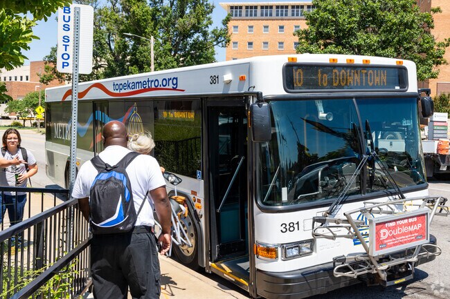Jump on the Topeka Metro to get just about anywhere in Randolph.