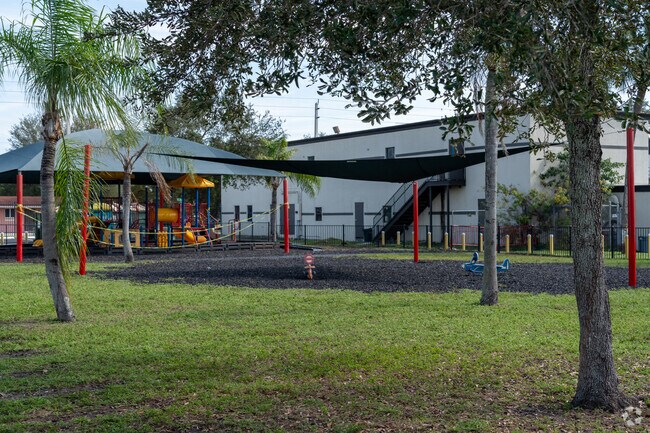Alternate view of the playground in The World Mission Christian Academy.