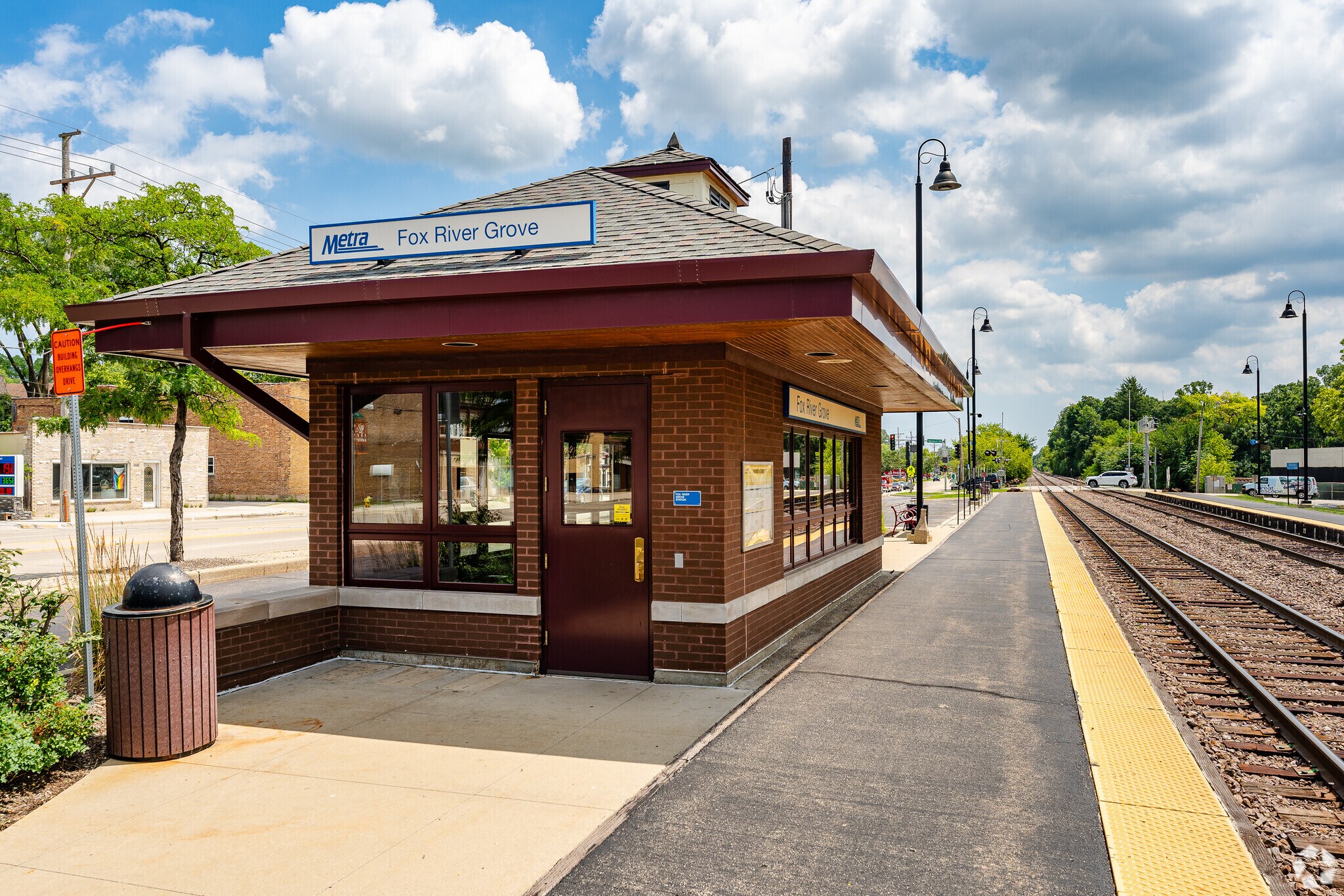 Trout Valley commuters can hop on the Metra station at either Fox River Grove or Cary.