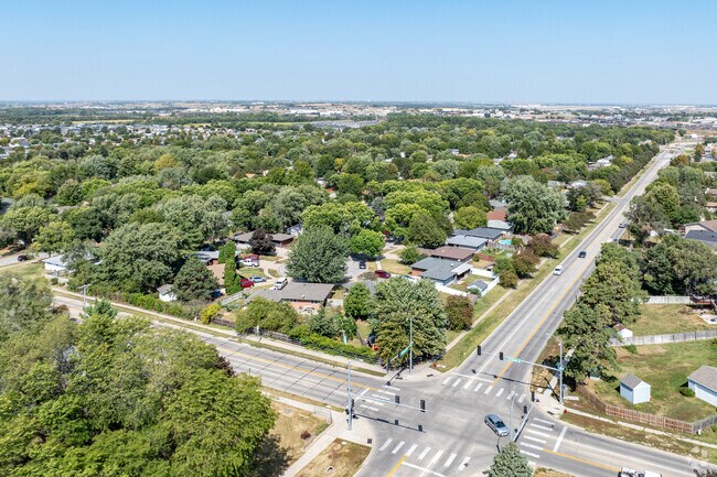Many homes in the West A neighborhood have shaded yards.
