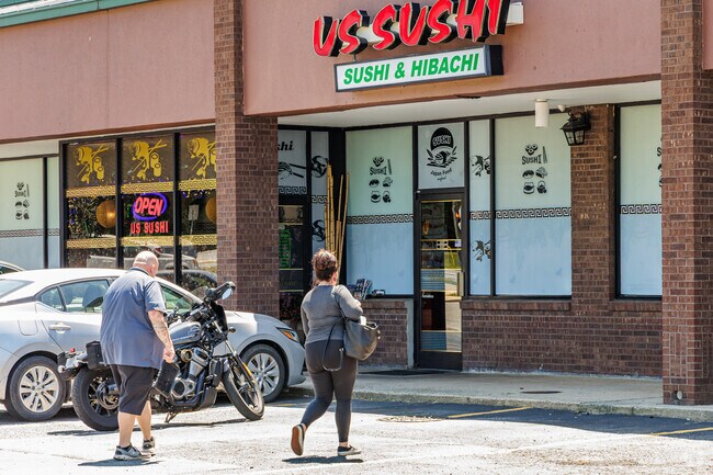 US Sushi is a neighborhood staple in Johnson Street Park.