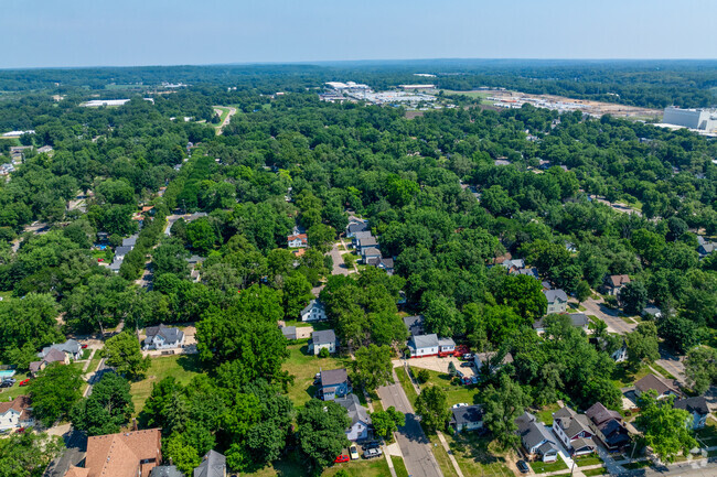 The Northside neighborhood's tree-lined streets shade residents on hot days.