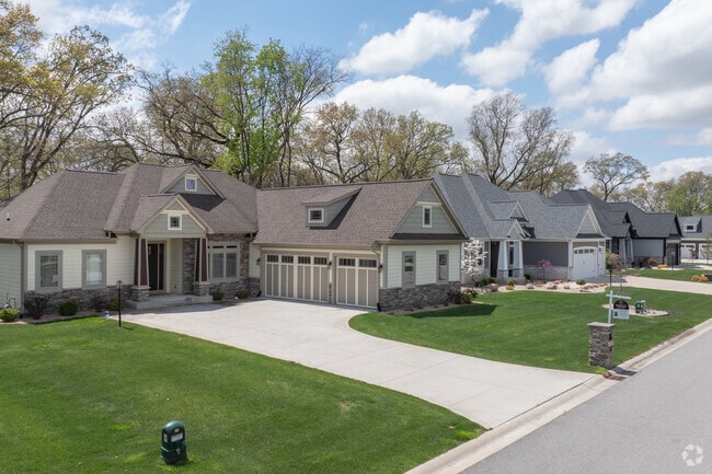 New traditional style homes are becoming more common in Granger, IN.
