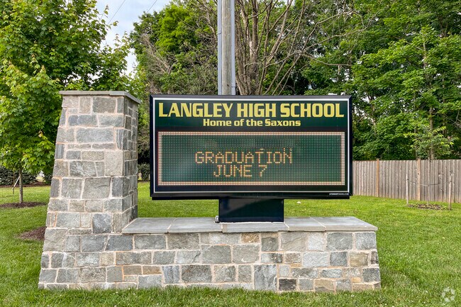 The Langley High School is located within the McLean neighborhood.