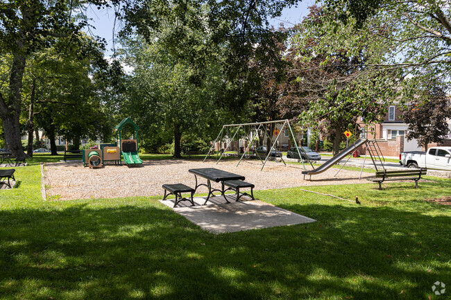 Students let off steam on the playground at Kittredge Elementary School.