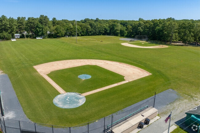 Frolio Middle School in Abington has pristine athletic fields.