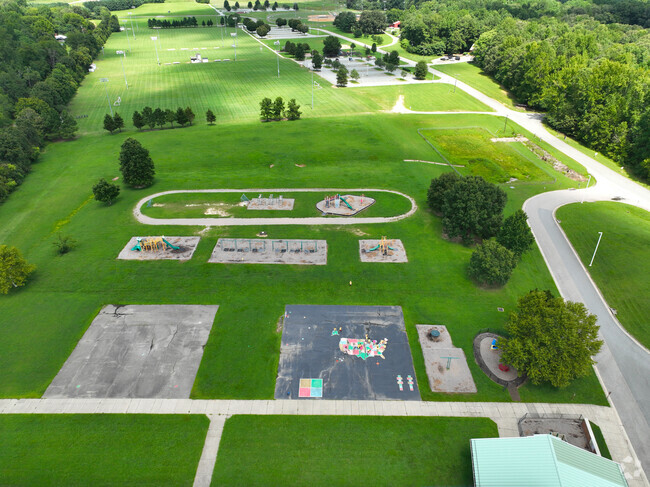 Pole Green Elementary School has many outdoor amenities.