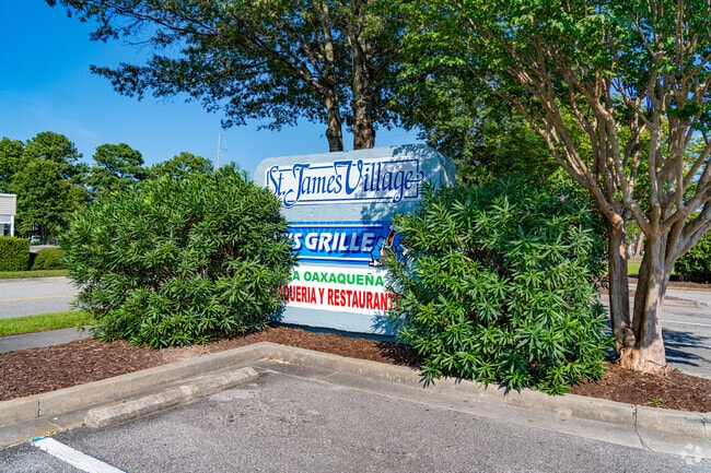 St. James Village features shops and restaurants for Devon Park residents.