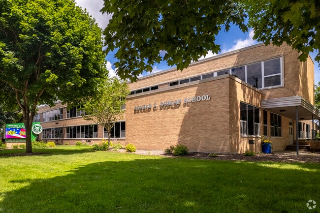 Ronald C Dunlap School in Appleton received a B- score on Niche.