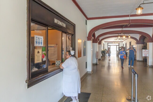 Touring the grand halls of the historic Trans-Allegheny Lunatic Asylum.