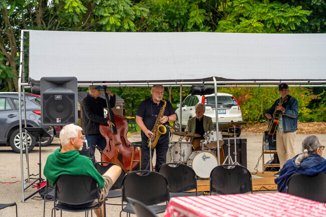 The annual Apple Pie Social consists of live music, pie, vendors and children's activities.