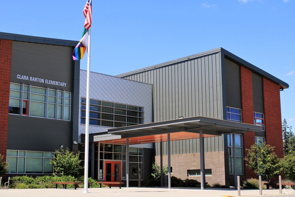 Clara Barton Elementary School is in the North Redmond neighborhood of Washington.