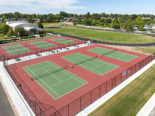 Borah High School tennis courts, track and practice field.