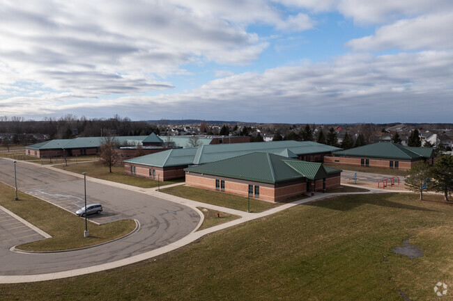 Explorer Elementary School, Aerial.
