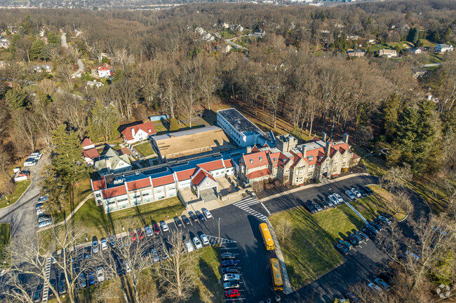 Devon Prep's campus is a mix of both old and new buildings.