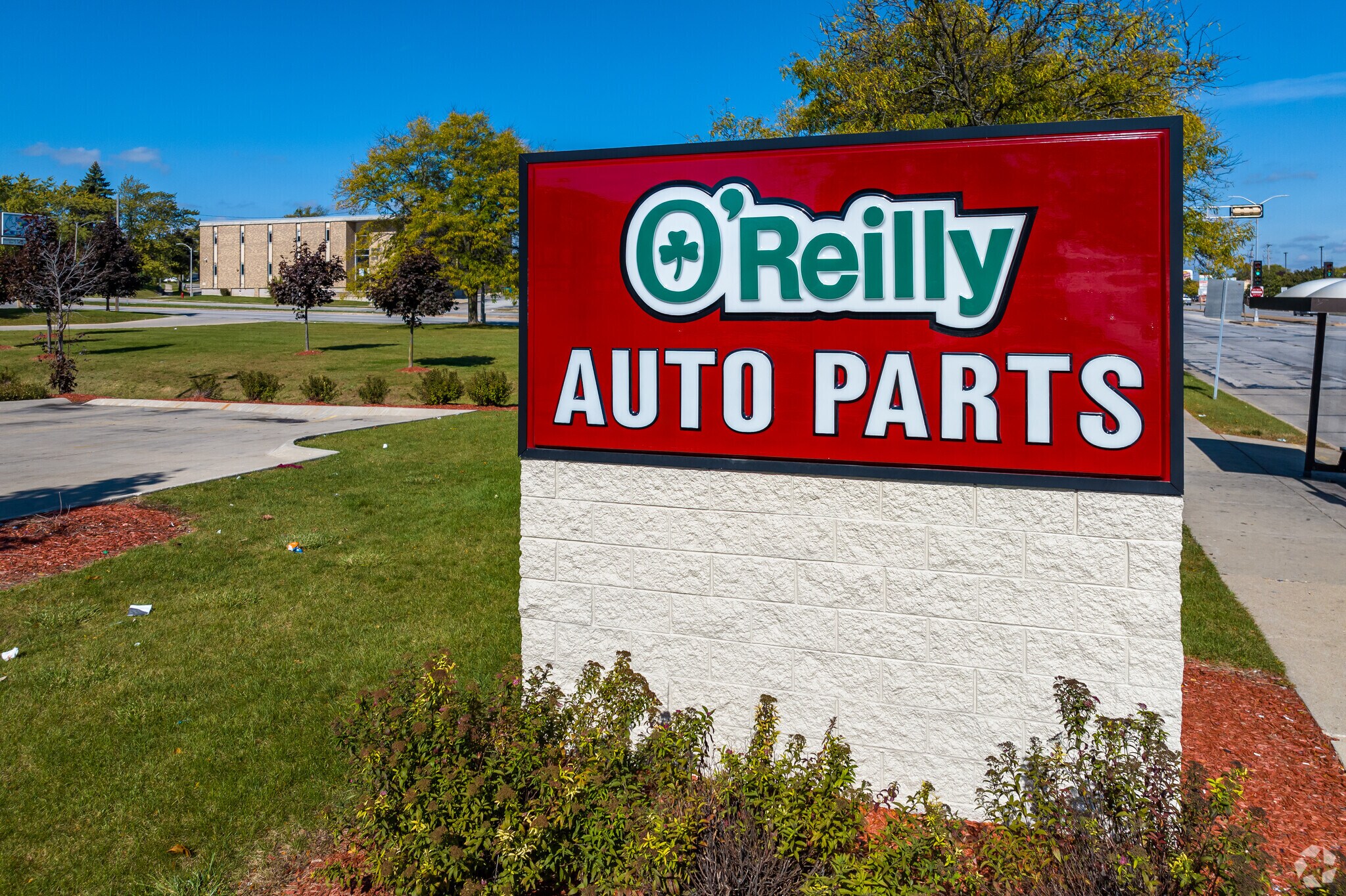 An O'reilly Auto Parts store in Menomonee River Hills offers convenient shopping.