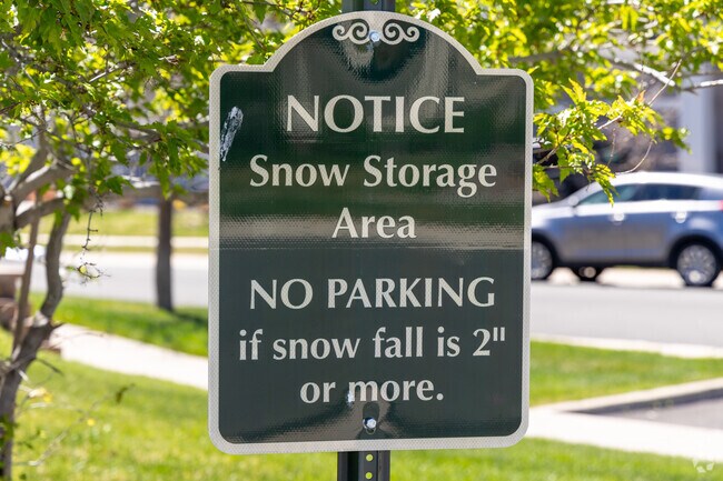 The Villages of Parker HOA takes care of the neighborhood's snow removal.