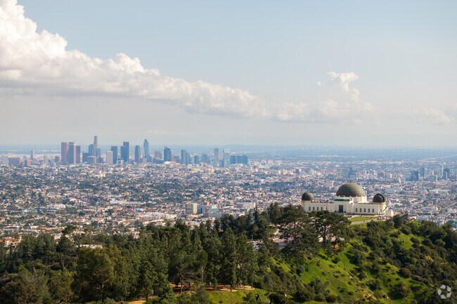 The Griffith Observatory is a quick drive from Studio City.