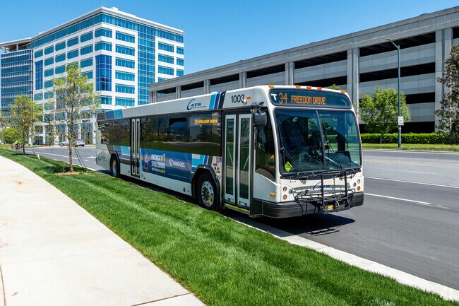 Ballantyne locals can take advantage of the many bus stops throughout the neighborhood.