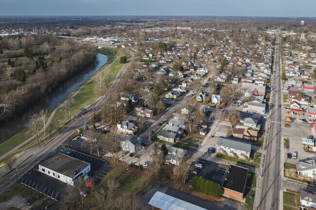 The White River borders Westside on the south.