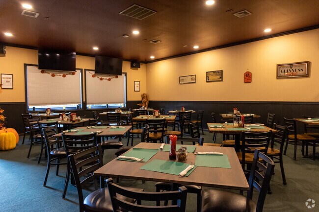 Lake George Tavern in Wales also has a dining room perfect for families.