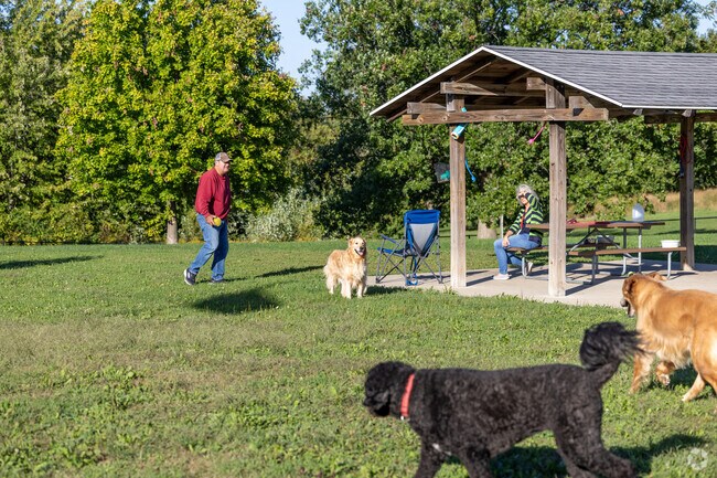 Nelson Park has its own dog park for residents to let their dogs run free.