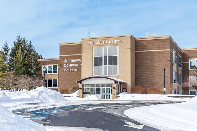 Jefferson Community College is Watertown's only higher-education institute and offers over 60 programs of study.