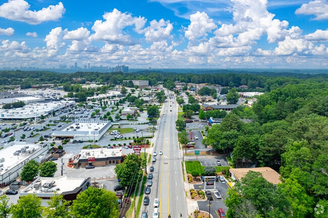 Route 23 brings people into the Toco Hills neighborhood.