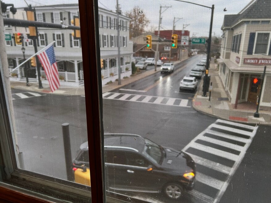 Downtown location view from windows