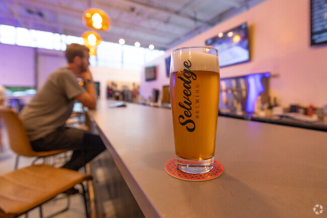 Selvedge Brewery and Restaurant near Lewis Mountain serves up good beer and is family friendly.