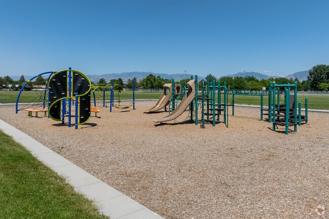 Vista Elementary School’s playground has mountain views.