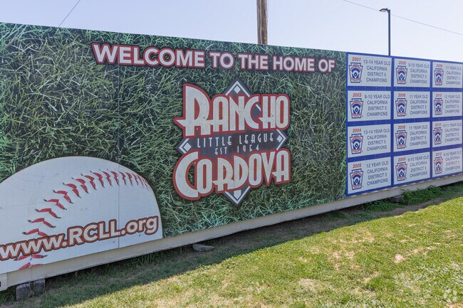 Ahistrom Park is home of the Rancho Cordova  Little League.
