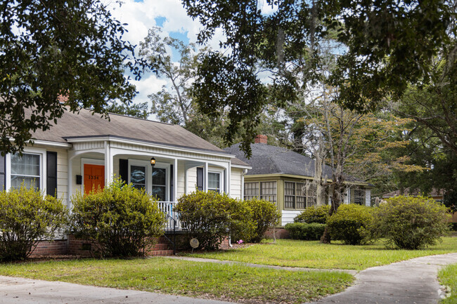 Classic traditional homes feature colorful accents in Edgemere.