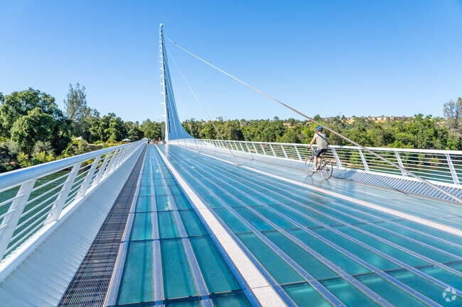 Benton Tract residents can take the Sacramento River Trail to get to Sundial Bridge.