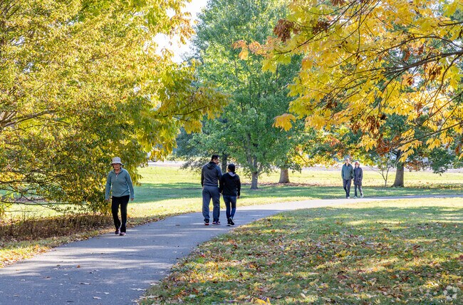 The Arboretum is a popular location for active residents.