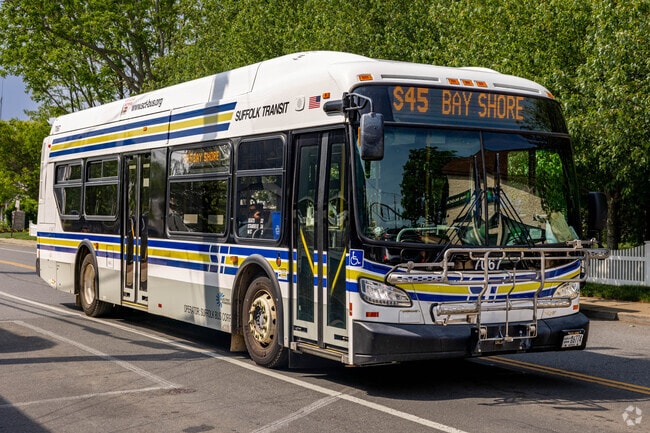 Public transportation makes it easy ro get around in  Village of the Branch.