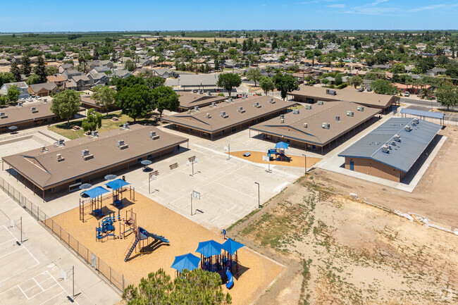 Pleasant Elementary School provides large play areas and equipment for Tulare students to enjoy.