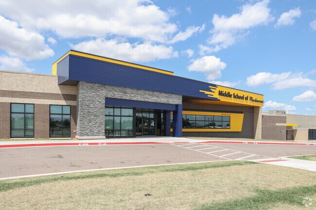 Piedmont Middle School serves students in grades 7 and 8.