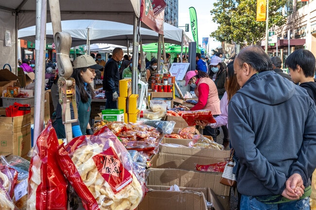 Every January, locals come together for the two-day Chinatown Lunar New Year Bazaar.