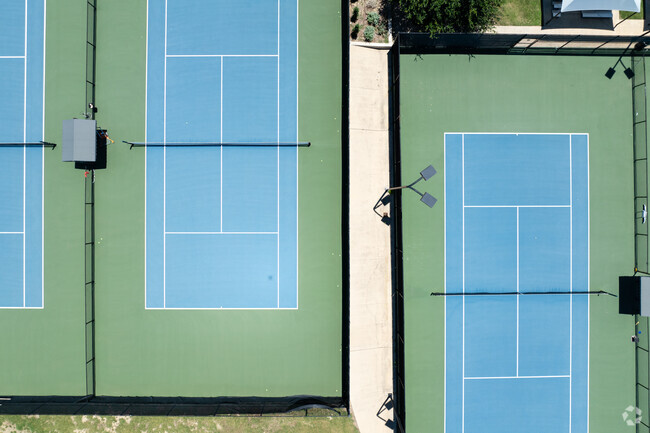 High-quality tennis courts at All Saints' Episcopal School encourage active lifestyles.