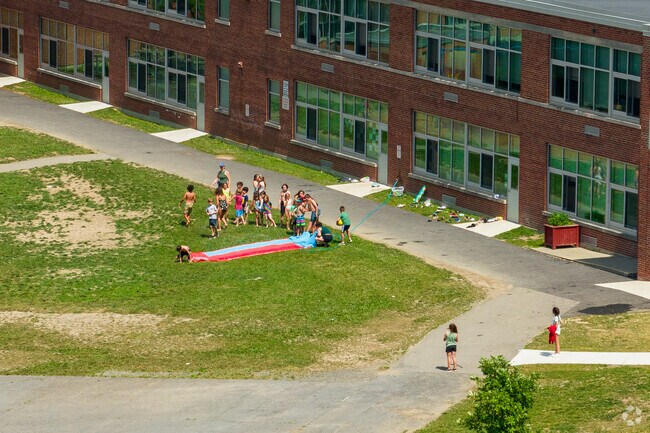 Students enjoy outdoor activities all summer at South Hill School near Danby.