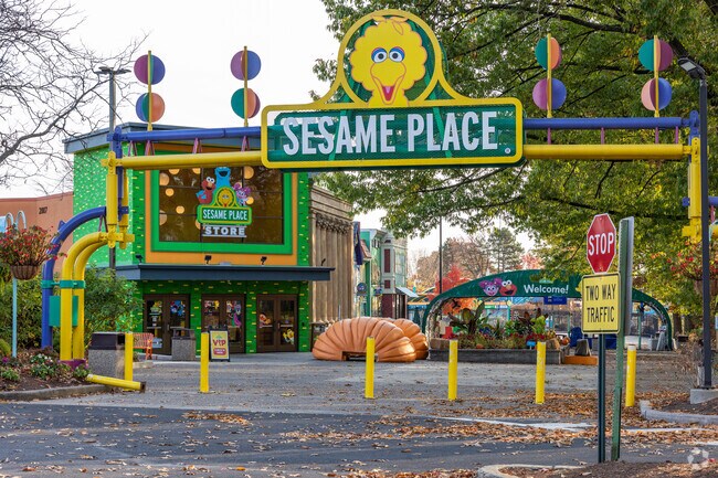 Minutes from Bensalem your kids can have hours of fun at Sesame Place.