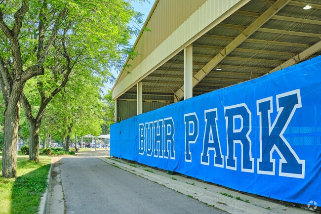 The open-air ice arena at Buhr Park is open November through February every year in Allen MI.