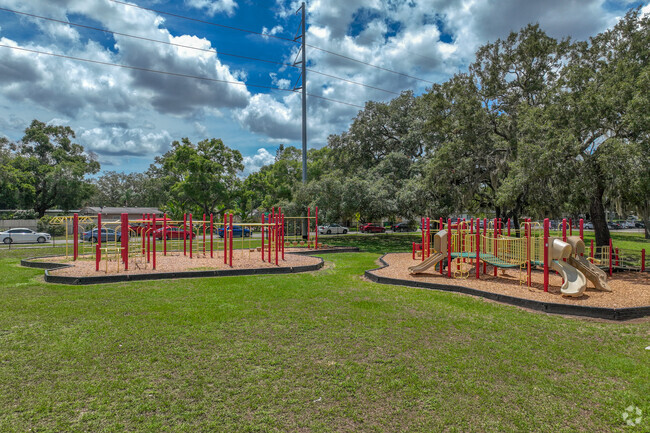 Forest Hills Elementary School has fun playgrounds for children to enjoy.