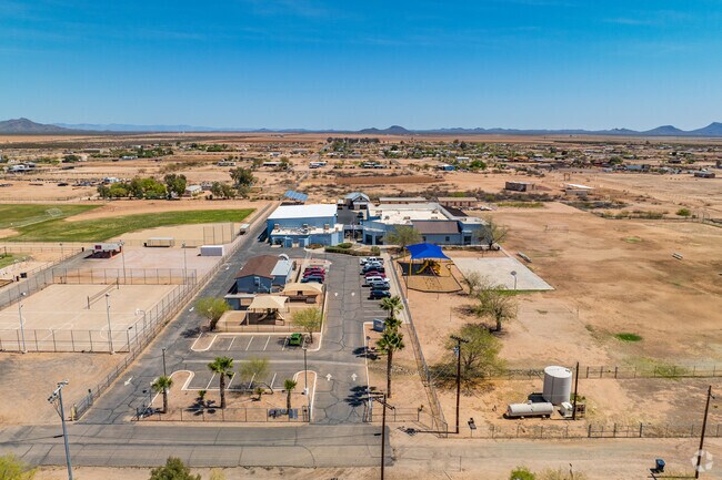 Local kids can start school at Aguila Elementary, which serves kids in kindergarten through Grade 8 and earns a B-minus from Niche.