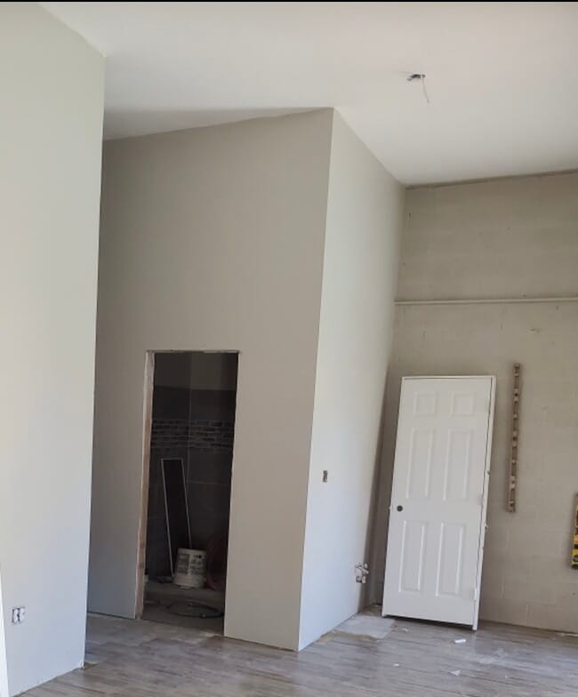 High ceilings.