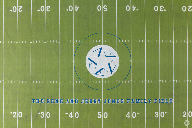 The Dallas Cowboys attended the Gene and Jerry Jones Family Field opening Ceremony in 2018.