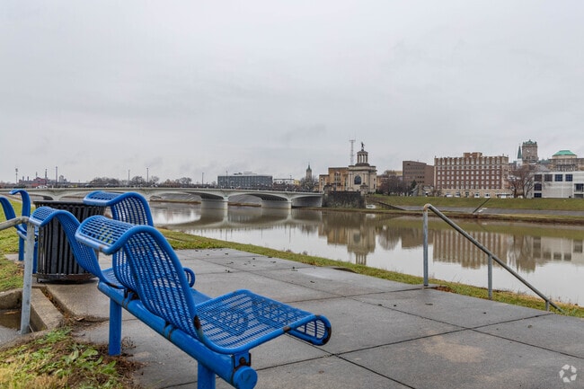 The Great Miami River Trail offers a scenic walk in Hamilton.